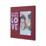 Porta-Retrato All You Need Is Love Vermelho 20x20cm