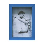 Porta-Retrato Caixa Liso Azul 18x13cm