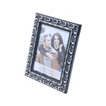 Porta-Retrato Elegance Preto e Prata 10X15