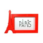 Porta Retrato Horizontal Paris Vermelho 15x10 Cm
