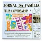 Porta Retrato Jornal da Família - Feliz Aniversário