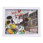 Porta Retrato Quebra Mickey & Minnie Paris "Mon Amour" 15x19cm - Disney