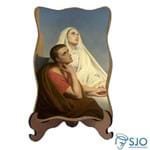 Porta-Retrato Santa Mônica e São Agostinho - Modelo 1 | SJO Artigos Religiosos