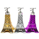 Porta Sabonete Liquido Dispenser Torre Eiffel em Porcelana