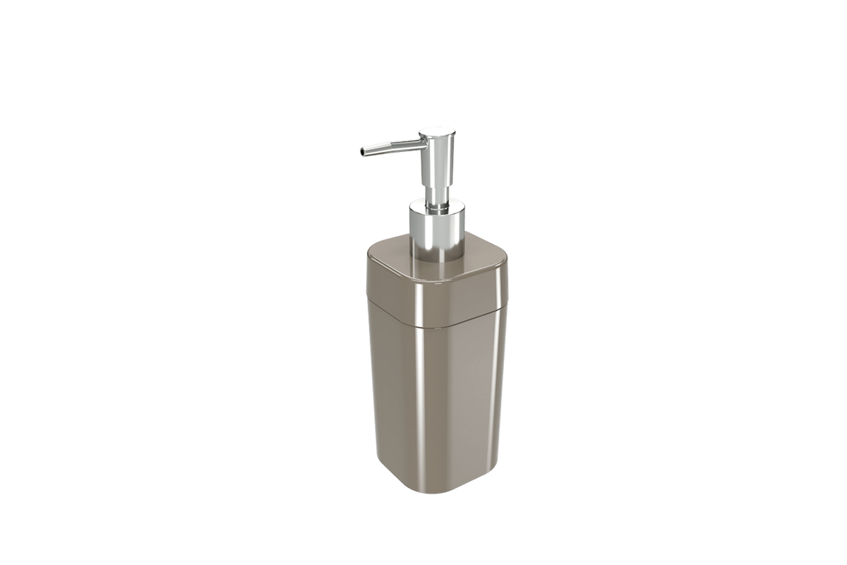 Porta-sabonete Líquido Splash - WGR 6,5 X 6,5 X 19,2 Cm 290 Ml Warm Gray Coza