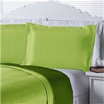 Porta Travesseiro Dual Color Verde Claro - Enxovais Aquarela