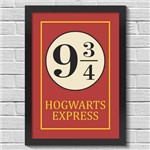 Poster A3 com Moldura Hogwarts Express