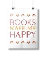 Poster Book Make me Happy - Pôster Books Make me Happy
