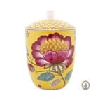 Pote Amarelo em Porcelana Floral Fantasy 21x14cm - Pip Studio