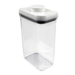 Pote Retangular Pop Containers Oxo Branco 2,3 L