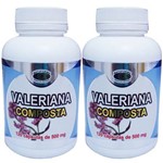 2 Potes de Valeriana Composta 120 Cápsulas de 500mg Natuforme
