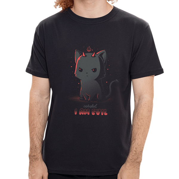 PR - Camiseta Evil Cat - Masculina - M