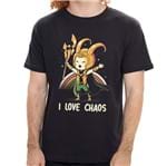 PR - Camiseta I Love Chaos - Masculina - P