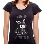 PR - Camiseta Seems Cute - Feminina - P