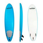 Prancha de Surf 6'6 Softboard Azul Claro- Brasil Natural