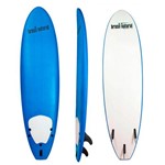 Prancha de Surf para Inciante 6'6 Softboard Azul Escuro- Brasil Natural