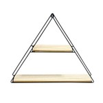 Prateleira Forms Triangle Preto 40X10X50 Cm