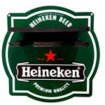 Prateleira Porta Taças Mdf Pequeno Heineken