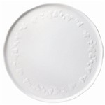 Prato de Bolo Blanc de Blanc Califórnia Gm 330 Mm Porcelaine de Limoges Philippe Deshoulieres