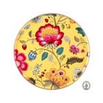 Prato para Bolo Amarelo em Porcelana Floral Fantasy 32cm - Pip Studio