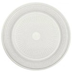 Prato Plástico Descartável Branco 22cm C/10 - Trik Trik