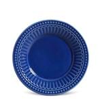 Prato Sobremesa Porto Brasil Pergamo Azul Cerâmica 20CM - 31328