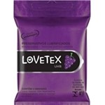Preservativo Lovetex Uva com 3 Unidades