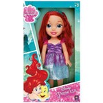 Princesa Luxo Ariel Pequena Sereia Disney 35cm Princesas