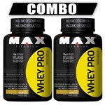 Promoção Combo Kit 2x Whey Wey Way Pro 1kg Concentrado Puro - Max Titanium