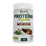 Proteína Vegana Wolfs Sabor Morango 480g