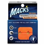 Protetor Auricular Mack's Shooters Silicone Moldável 3 Pares