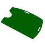 Protetor Crachá Plástico 8.5x5.5cm Verde Escuro Reflex