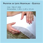 Protetor de Leito Hospitalar - Elástico (tamanho 1,90 X 1,40 X 0,15m) - Bioflorence - Cód: 788.27.098