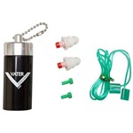 Protetor de Ouvido Vater Vsas Ear Plugs Kit com Filtros Ajustáveis e Case