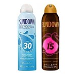 Protetor Sundown Spray Pele Molhada Fps30 200ml + Spray Gold Fps15 200ml