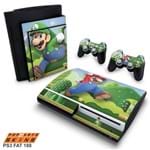 PS3 Fat Skin - Mario & Luigi Adesivo Brilhoso