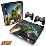 PS3 Slim Skin - Hulk Adesivo Brilhoso