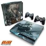 PS3 Slim Skin - Metal Gear Solid Rising Adesivo Brilhoso