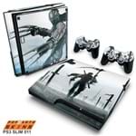 PS3 Slim Skin - Ninja Gaiden 2 Adesivo Brilhoso