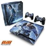 PS3 Slim Skin - Star Wars The Force Unleashed Adesivo Brilhoso