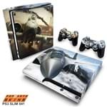 PS3 Slim Skin - Tom Clancys Hawx 2 Adesivo Brilhoso