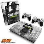 PS3 Super Slim Skin - Call Of Duty Modern Warfare 3 Adesivo Brilhoso