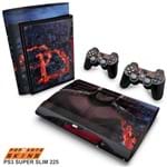 PS3 Super Slim Skin - Daredevil Demolidor Adesivo Brilhoso