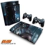 PS3 Super Slim Skin - Mortal Kombat X Subzero Adesivo Brilhoso