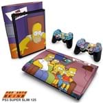 PS3 Super Slim Skin - The Simpsons Adesivo Brilhoso