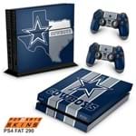 Ps4 Fat Skin - Dallas Cowboys NFL Adesivo Brilhoso