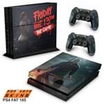 Ps4 Fat Skin - Friday The 13th The Game Sexta-Feira 13 Adesivo Brilhoso