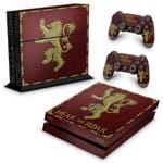 PS4 Fat Skin - Game Of Thrones Lannister Adesivo Brilhoso