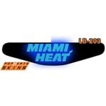 Ps4 Light Bar - Miami Heat - NBA Adesivo Brilhoso