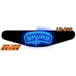 Ps4 Light Bar - San Antonio Spurs - NBA Adesivo Brilhoso